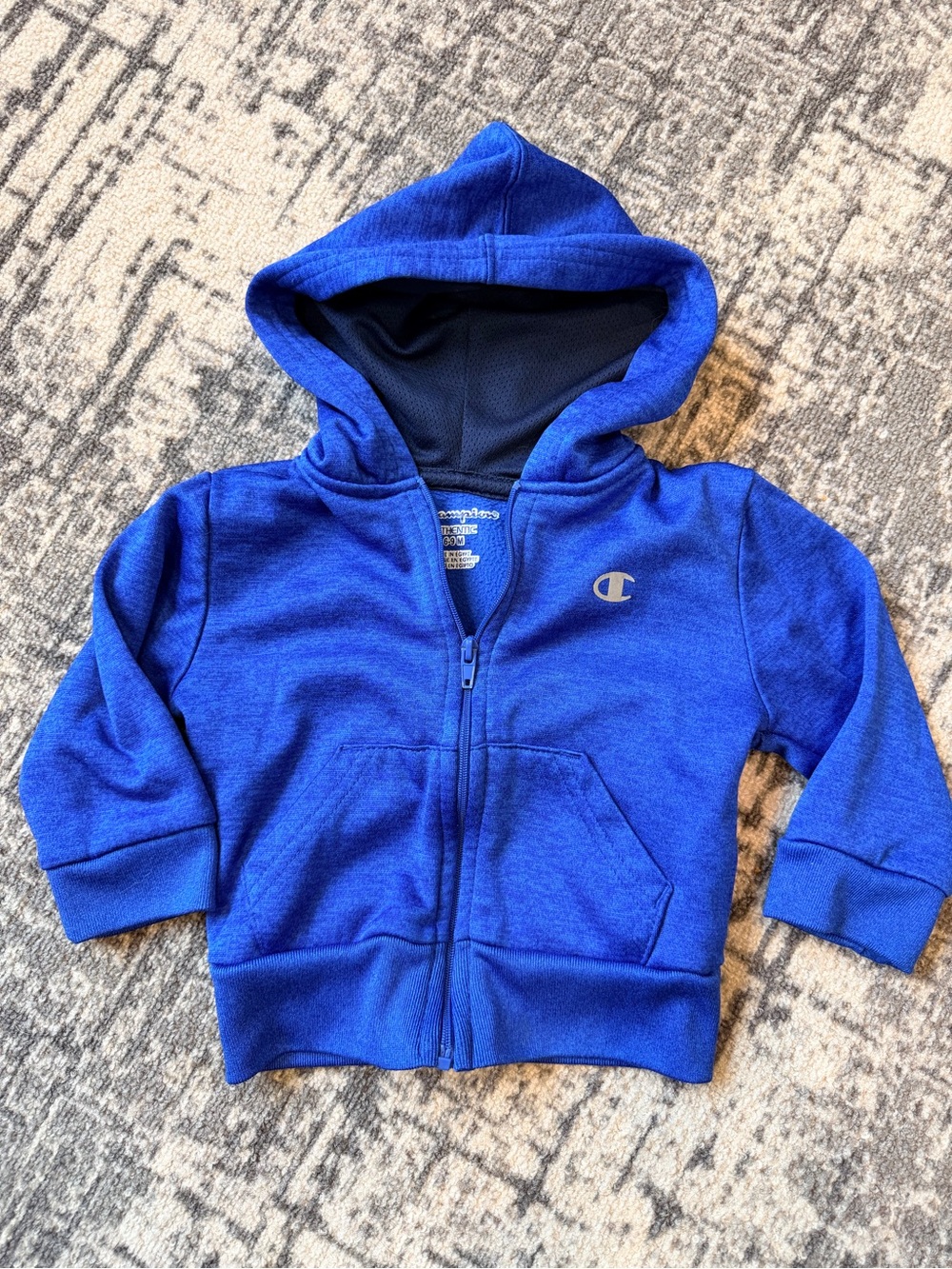 Champion Toddler Blue Zip-Up Hoodie 6-9m
